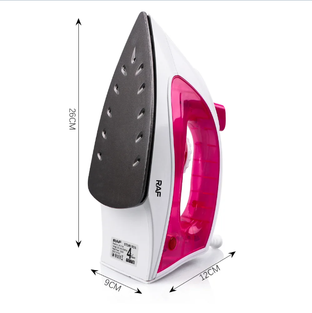 Утюг паровой RAF R.1106 и керамической подошвой 1800 Вт Розовый - фото 2