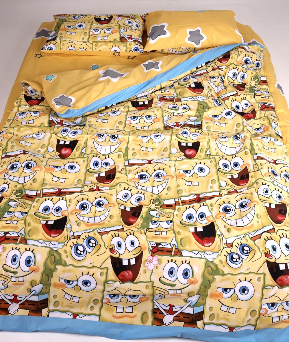 Комплект постельного белья детский PaniPava Sponge Bob бязь 110х140 см (10100839)