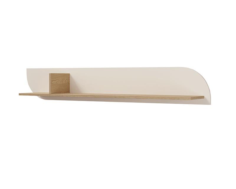 Полка навесная Jurek CARMEN REG 14 из ЛДСП Макадамия/Дуб весенний (60041)