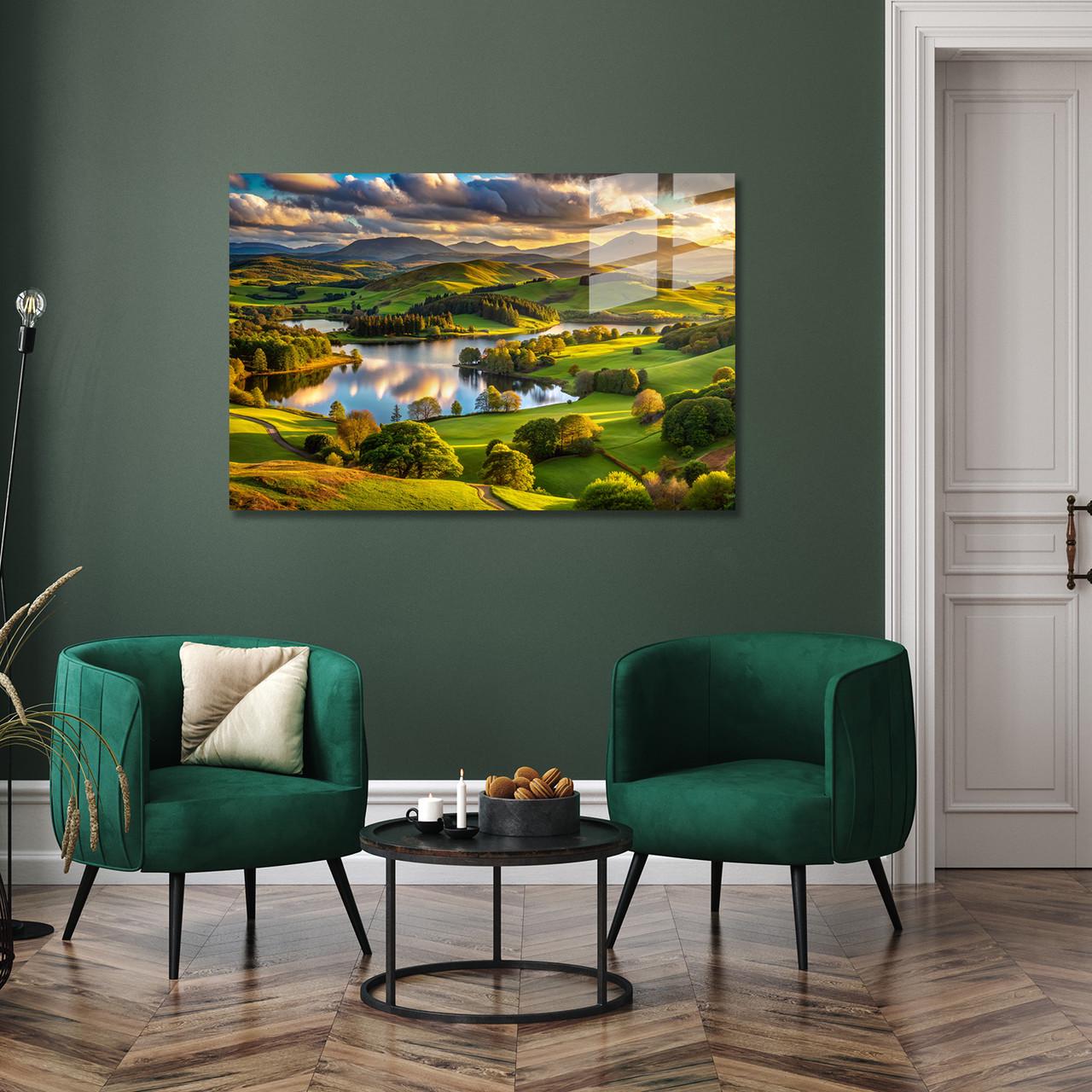 Картина на стекле NovellaPrint Гармония природы 60х40 см (383.1)