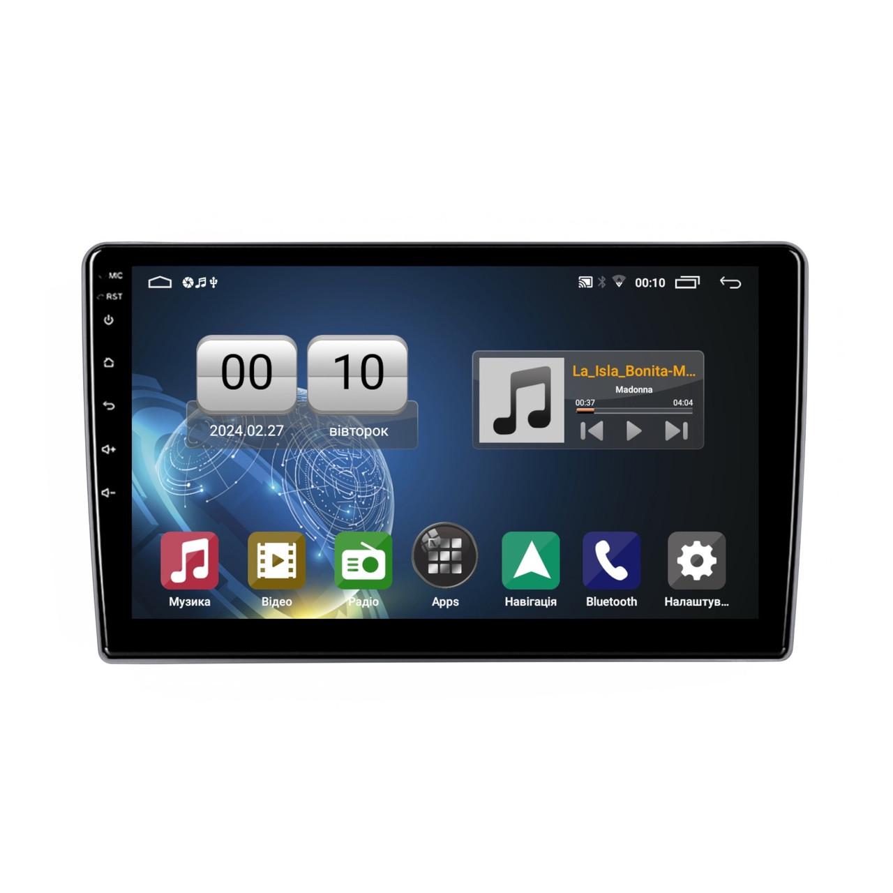 Автомагнітола штатна QIV Q1 для Mitsubishi Outlander 1 2002-2008 9" (Q45650)