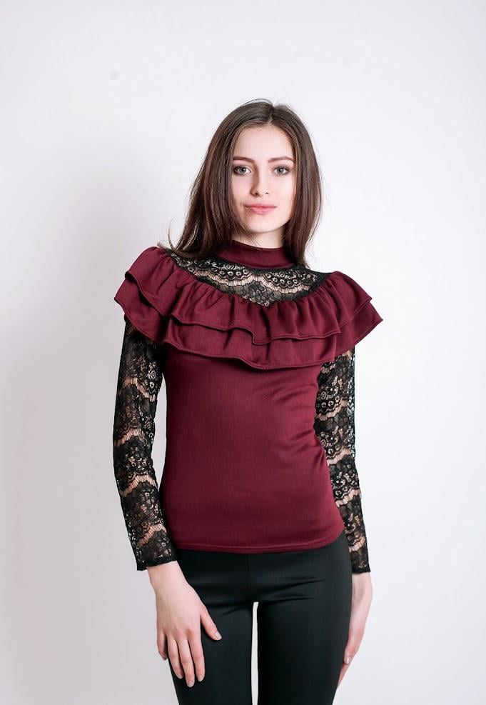 Кофта жіноча Podium Monaris 21100-BORDO L Бордовий