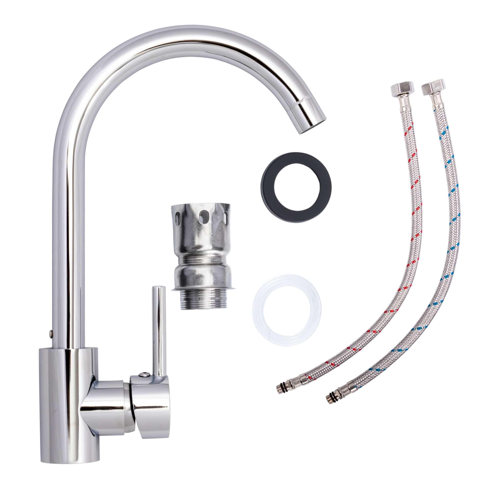 Смеситель кухонный Platinum NESC4 латунь - фото 2