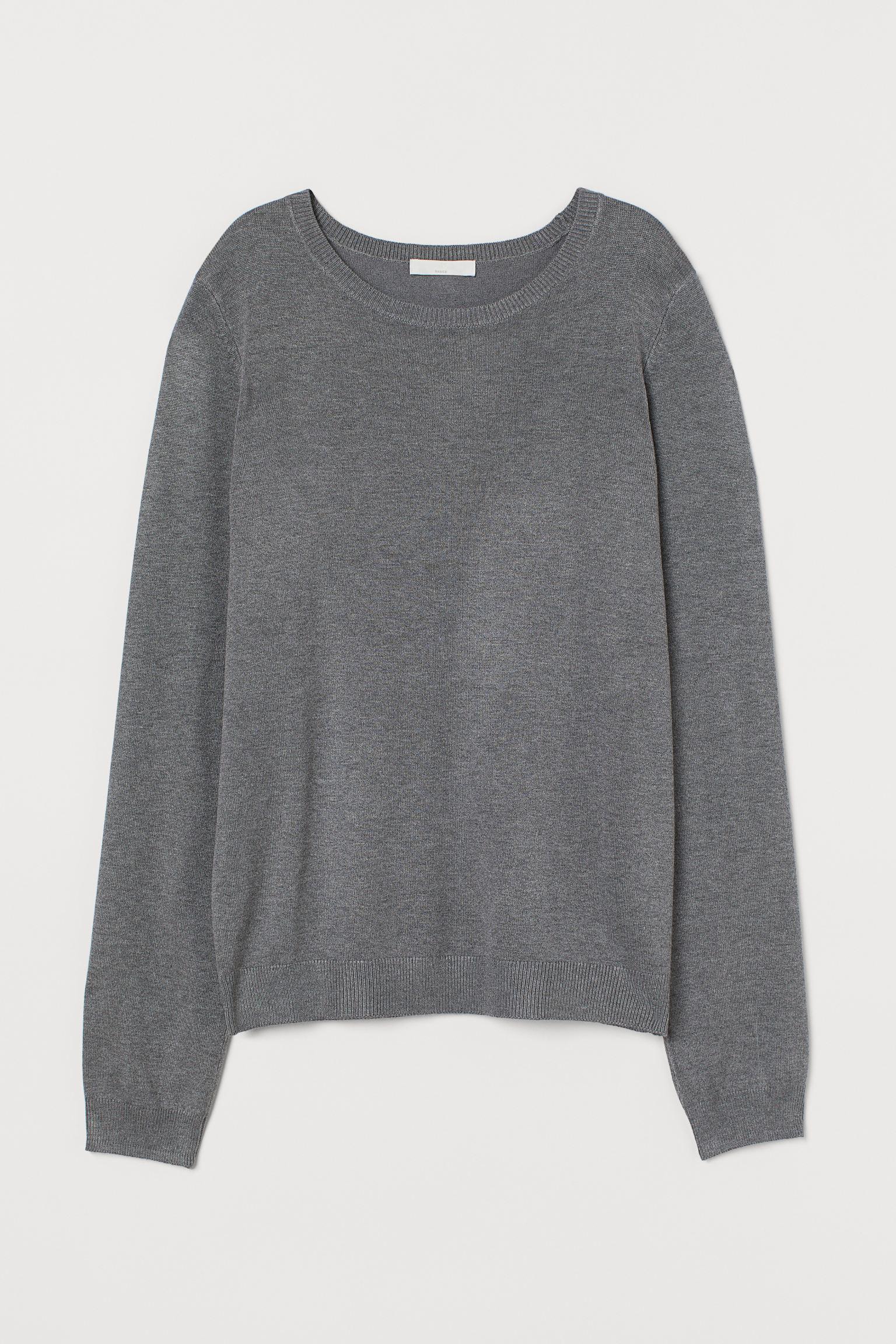 Джемпер H&M XS Темно-серый (2111591334)