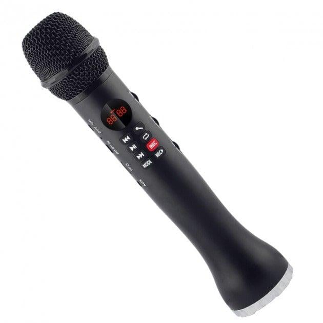 Микрофон беспроводной MicMagic L598 для караоке с колонкой и функцией записи песен Черный (00030) Микрофон беспроводной MicMagic L598 для караоке с колонкой и функцией записи песен Черный (00030)