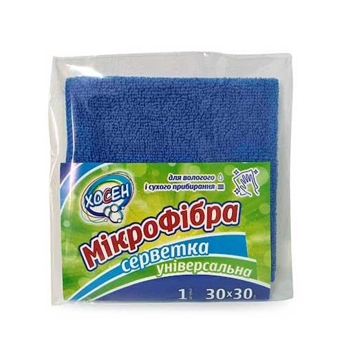 Салфетка Хосен универсальная из микрофибры 1 шт. Разноцветный (826918) Салфетка Хосен универсальная из микрофибры 1 шт. Разноцветный (826918)