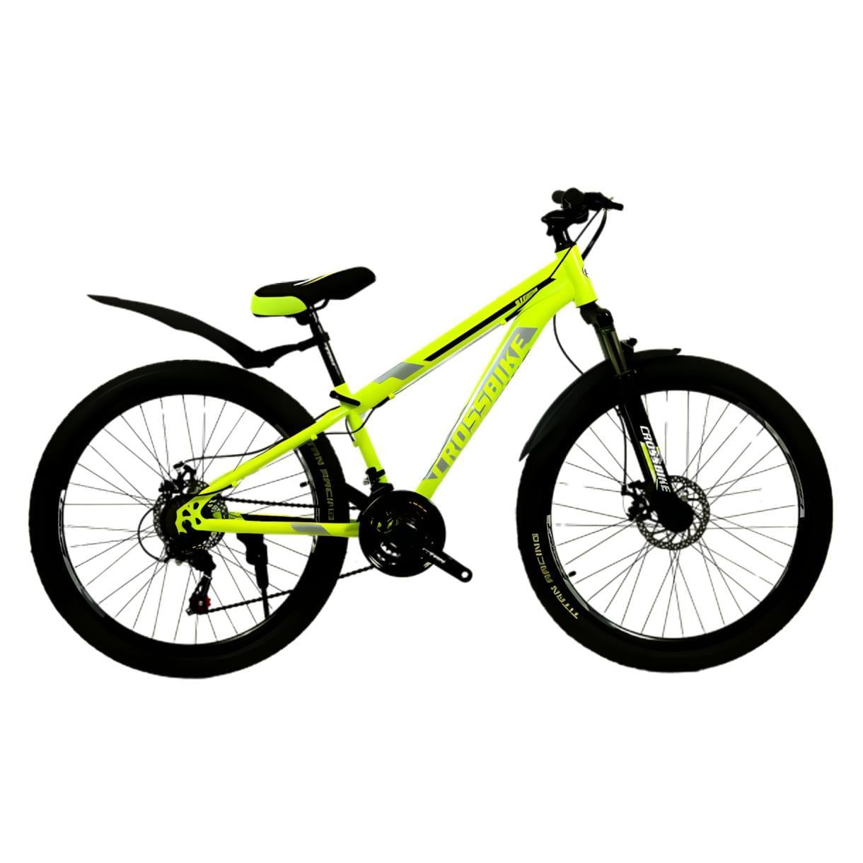 Велосипед CrossBike STORM 26" 13" Жовтий (323)