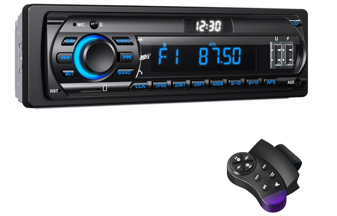 Автомобильная магнитола RDS с Bluetooth/FM/AM радио/MP3/2 USB/AUX/SD/LCD дисплей с часами и подсветкой 4×65 Вт (2942727274)