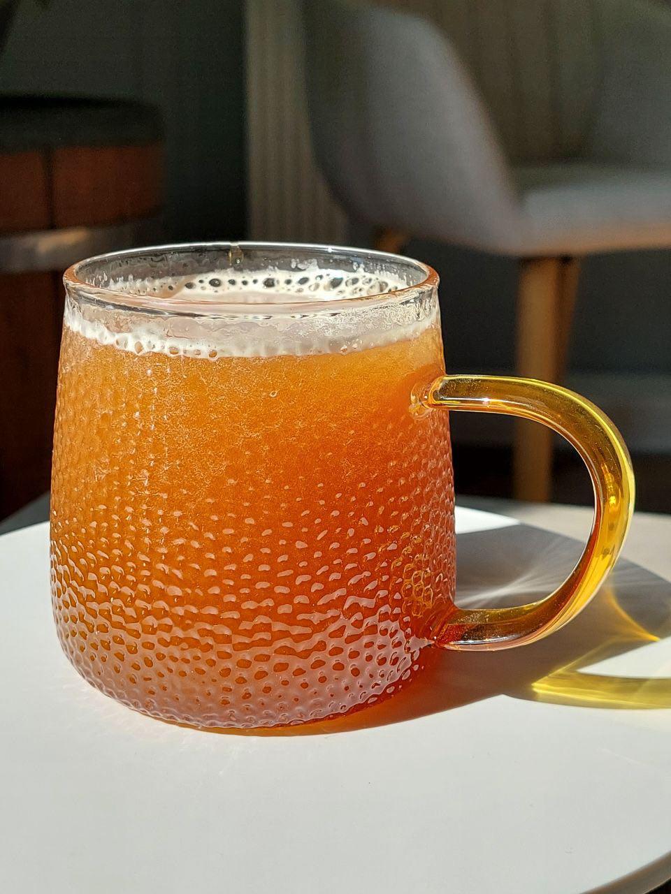 Кружка скляна Айс 350 мл Прозорий (181025) - фото 3 Кружка скляна Айс 350 мл Прозорий (181025) - фото 3