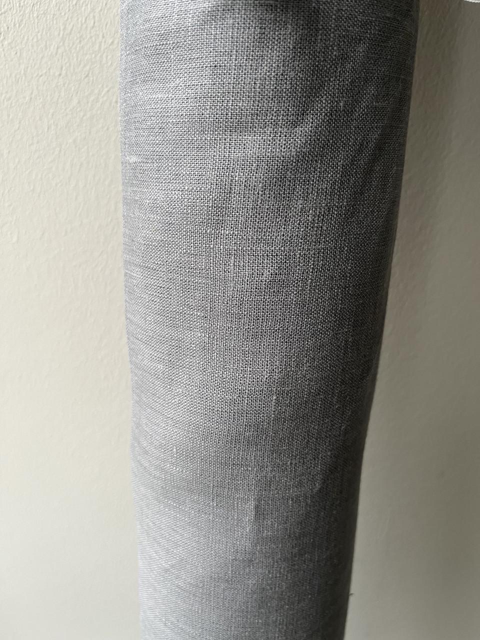 Ткань LINEN PLUS LINET-61 100% лен 150 см Серый - фото 1 Ткань LINEN PLUS LINET-61 100% лен 150 см Серый - фото 1
