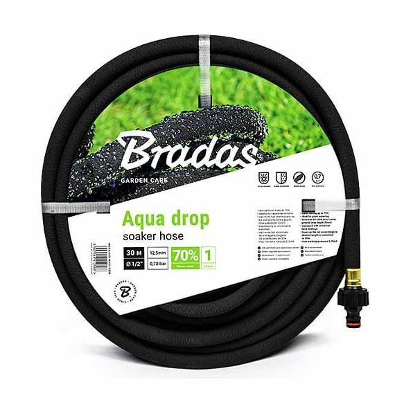 Шланг іригаційний Bradas AQUA-DROP FLAT 1/2" 30 м (WAD1/2030) - фото 1