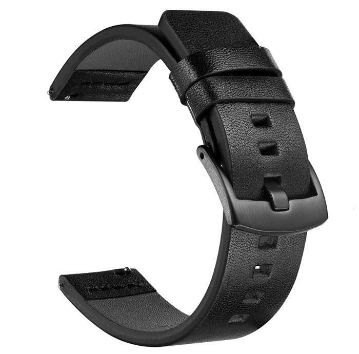 Кожаный ремешок Primo Classic для Garmin Vivoactive 3/Vivomove HR/Forerunner 245/645 Black (1052995375)