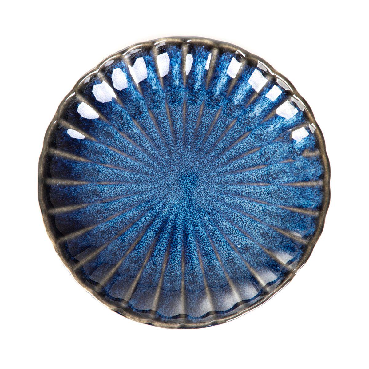 Тарелка обеденная Homla MELIDA 21 см Голубой (218943)