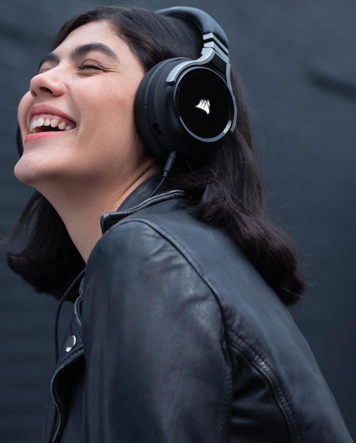 Наушники Corsair Virtuoso RGB Wireless Black (21042432) - фото 7 Наушники Corsair Virtuoso RGB Wireless Black (21042432) - фото 7