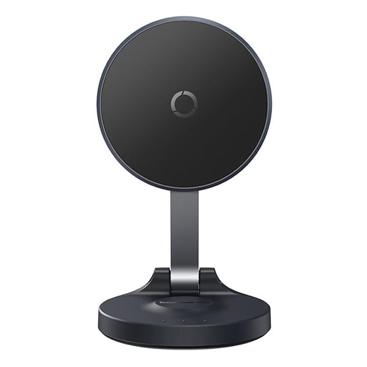 Тримач магнітний для телефону BASEUS MagPro Magnetic Foldable with MagSafe Black (B10564101121-00) - фото 2 Тримач магнітний для телефону BASEUS MagPro Magnetic Foldable with MagSafe Black (B10564101121-00) - фото 2