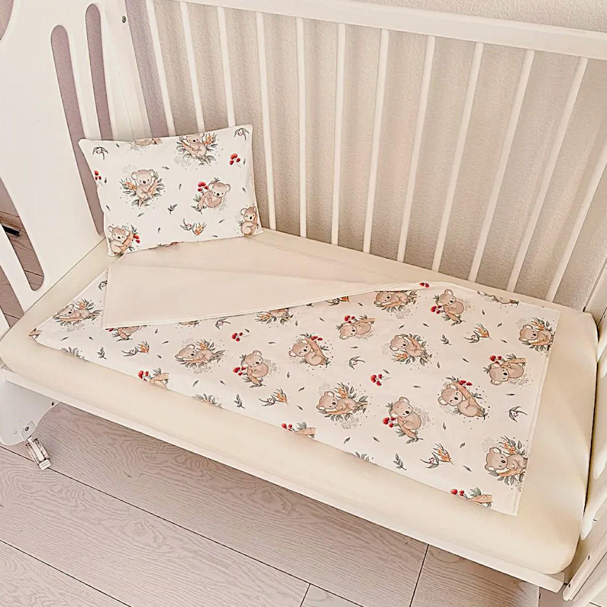 Простынь на резинке детская Bimbo 120х60 см Бежевый (28590) - фото 2 Простынь на резинке детская Bimbo 120х60 см Бежевый (28590) - фото 2