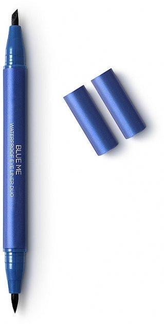 Підводка-маркер для очей Kiko Milano подвійна водостійка Blue Me Waterproof Eyeliner Чорний (2090863997) - фото 2