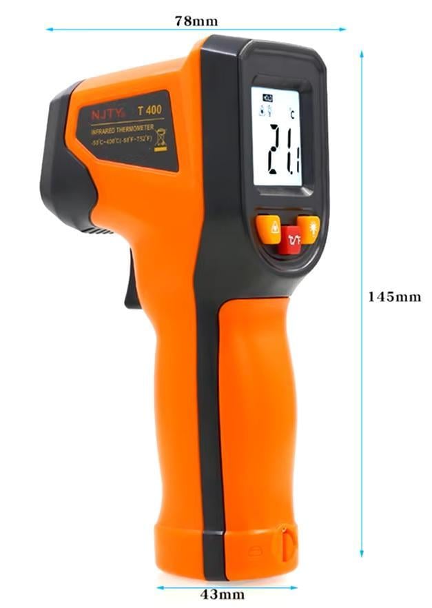 Термометр безконтактний цифровий NJTY від -50 до +600°C з лазерним покажчиком IR-інфрачервоний NJTY T600 2 батареї (98182058) - фото 7 Термометр безконтактний цифровий NJTY від -50 до +600°C з лазерним покажчиком IR-інфрачервоний NJTY T600 2 батареї (98182058) - фото 7