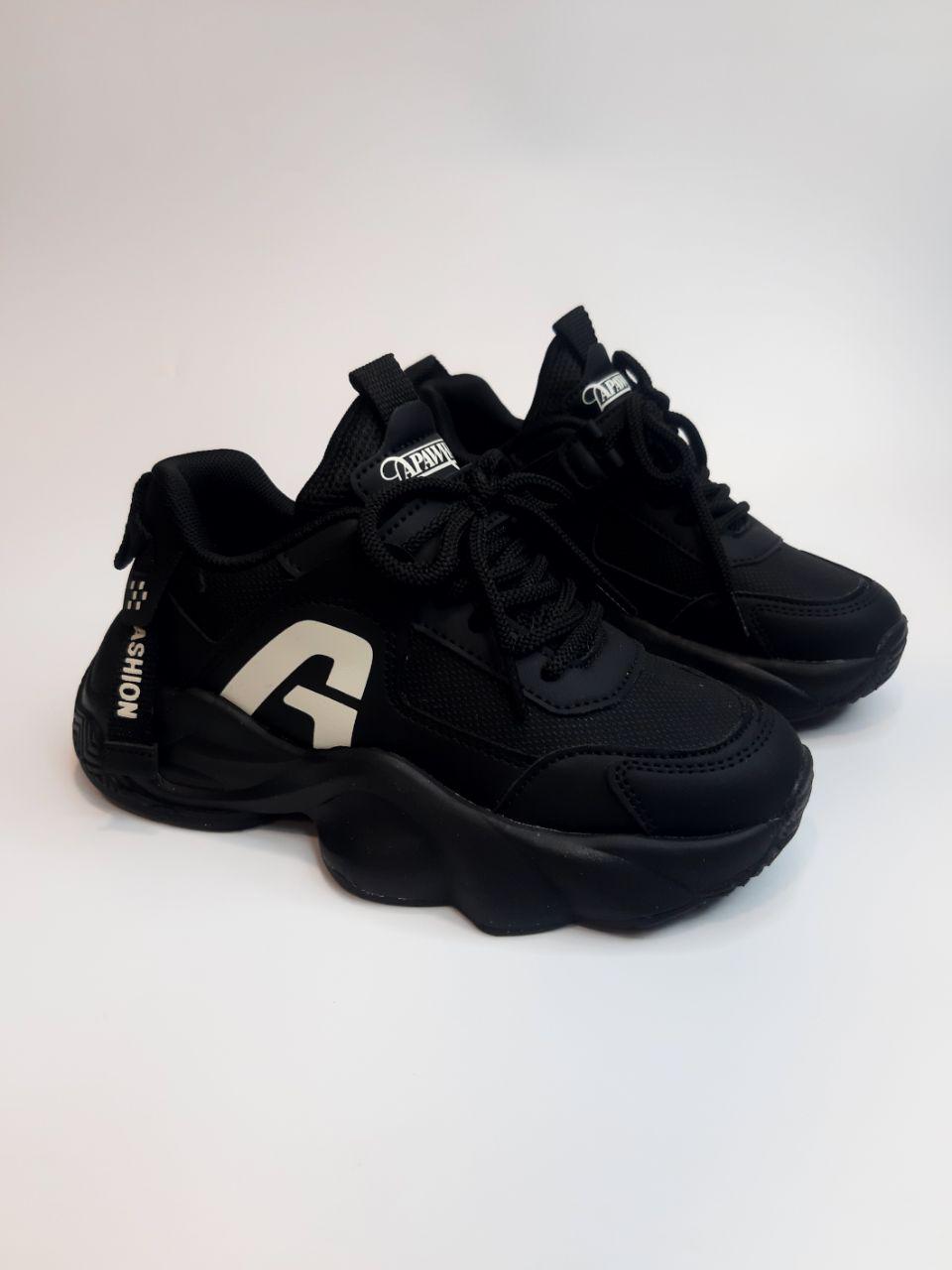 Кроссовки Apawwa для девочки р. 37 23,5 см Черный (682 G black)