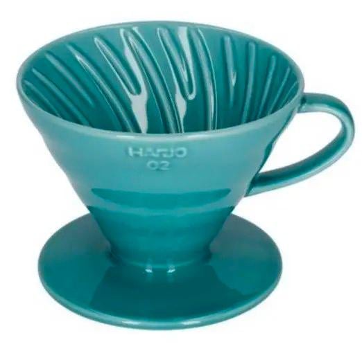 Керамическая воронка для кофе Hario V60 02 400 мл Turquoise (3VDC-02-TQ-UEX)