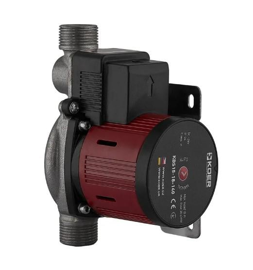 Насос для повышения давления KOER KBS15-18-140 с гайками (KP3255)