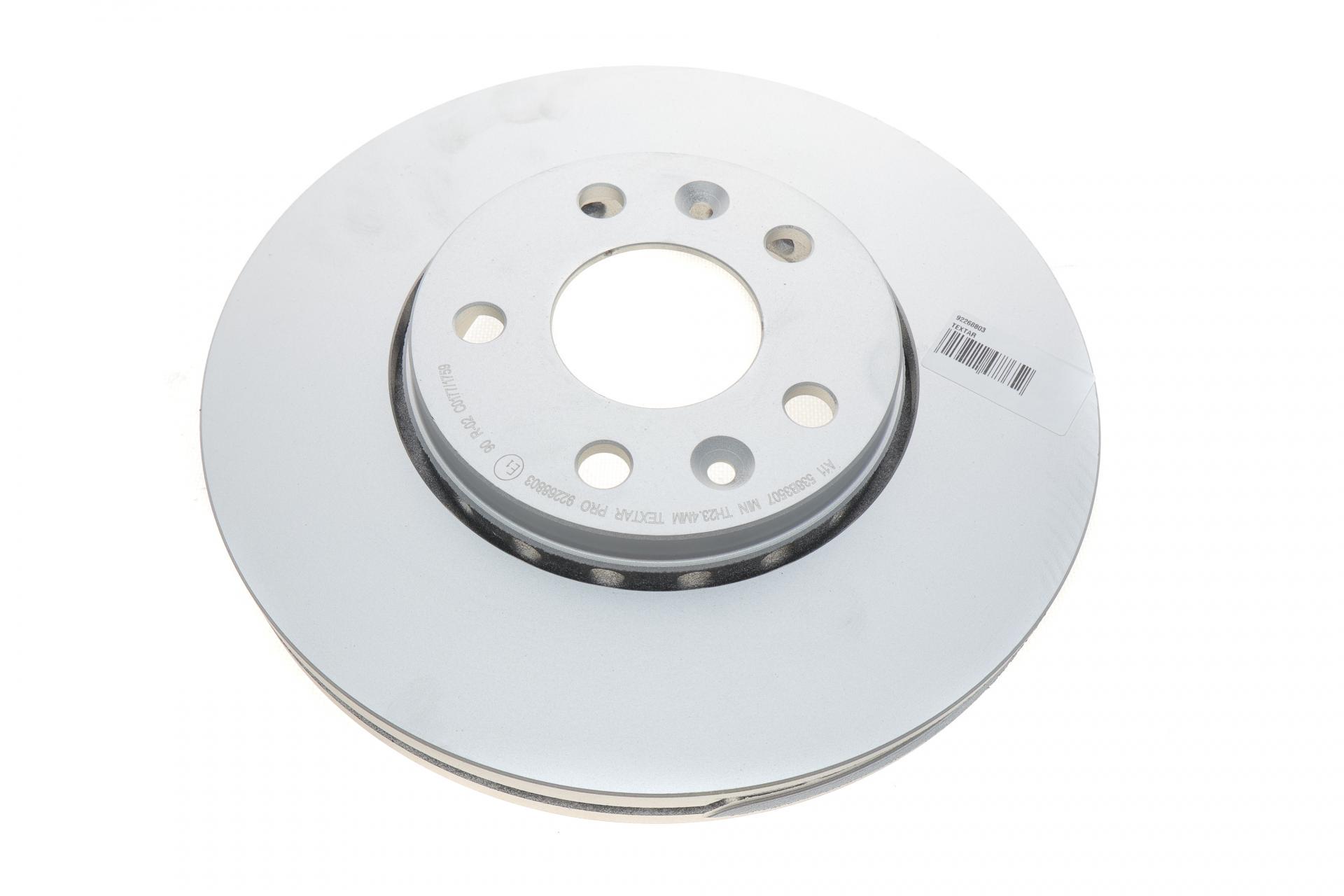Диск тормозной передний TEXTAR PRO для Renault Trafic 14-296x28 мм (92268803) Диск тормозной передний TEXTAR PRO для Renault Trafic 14-296x28 мм (92268803)