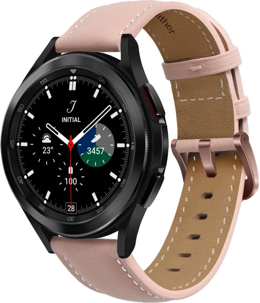 Ремешок кожаный Folsa для Galaxy Watch 4 Classic 46 мм Powdery (31519-0C)