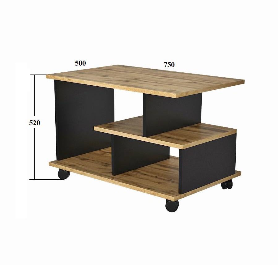 Журнальный стол Тандем Дуб аппалачи - фото 2