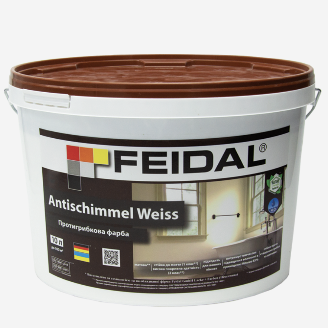 Краска противогрибковая Feidal Antischimmel Weiss 10 л Белый (27581931) - фото 1