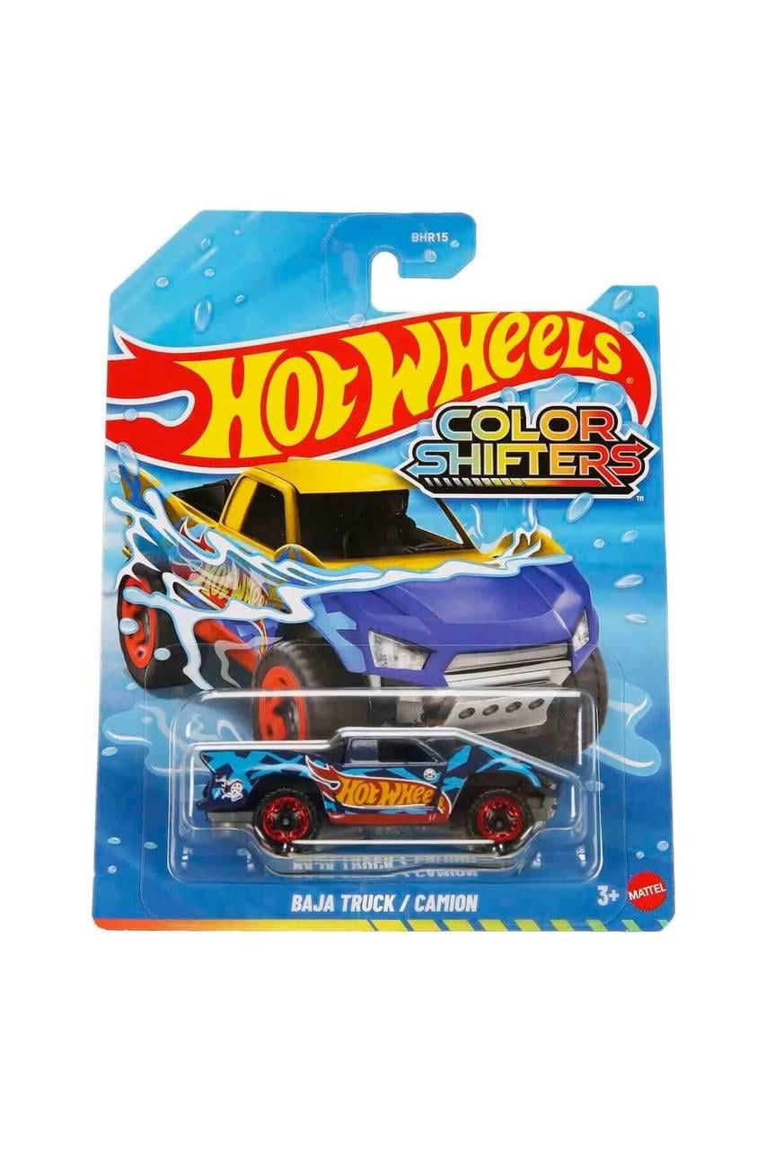 Игрушечная машинка Hot Wheels Baja Truck/Camion Color Shifters 2026 меняет цвет Игрушечная машинка Hot Wheels Baja Truck/Camion Color Shifters 2026 меняет цвет