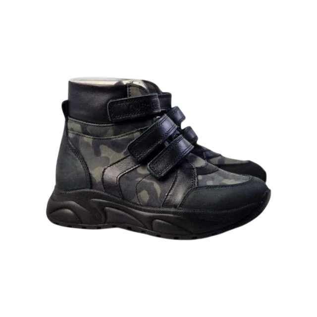 Черевики дитячі ортопедичні з супінатором і фіксуючим задником р. 32 Сірий (2493762382)