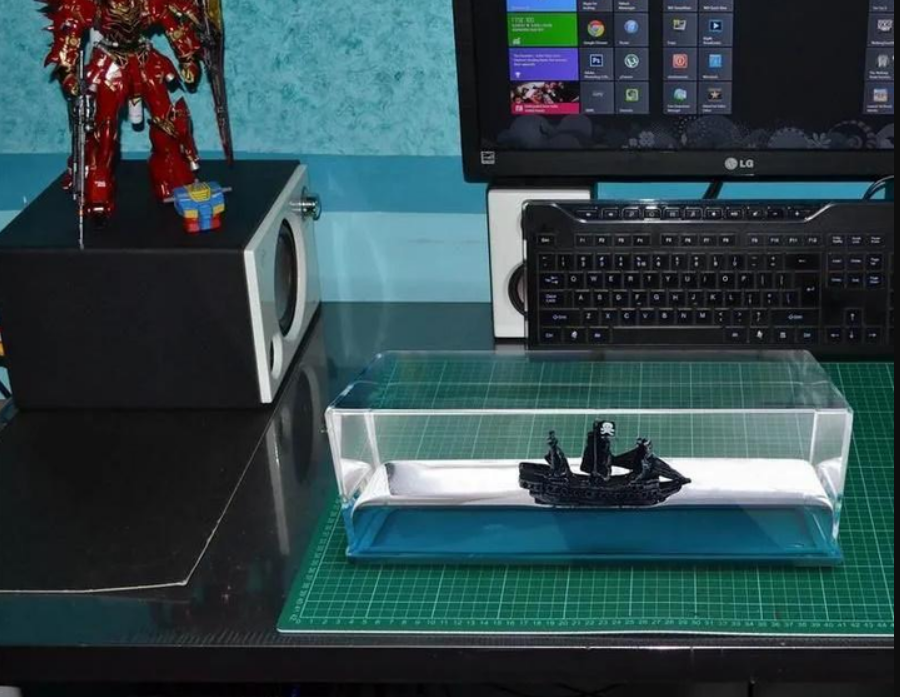 Кораблик нетонущий в колбе Черная жемчужина (GD98O) - фото 4 Кораблик нетонущий в колбе Черная жемчужина (GD98O) - фото 4