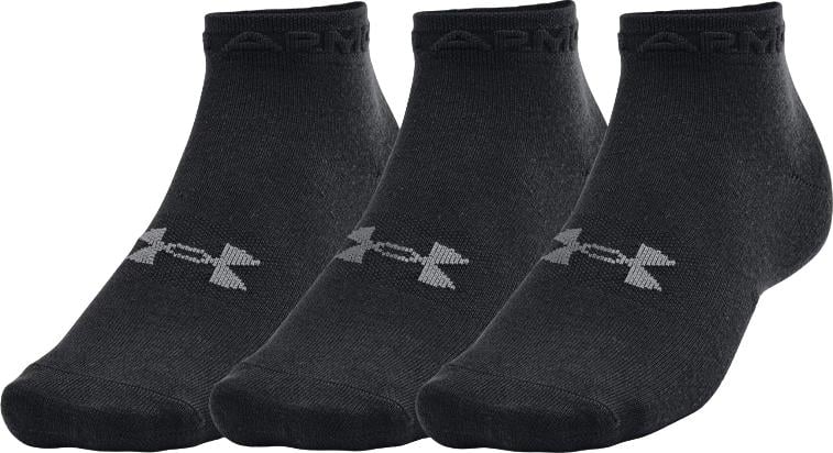 Носки Under Armour ESSENTIAL LOW CUT 3PK 3 пары M Черный (1365745-001)