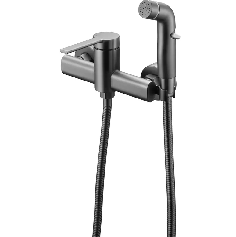 Смеситель для гигиенического душа MIXXUS Lord 024 с лейкой Graphite (MI7136)