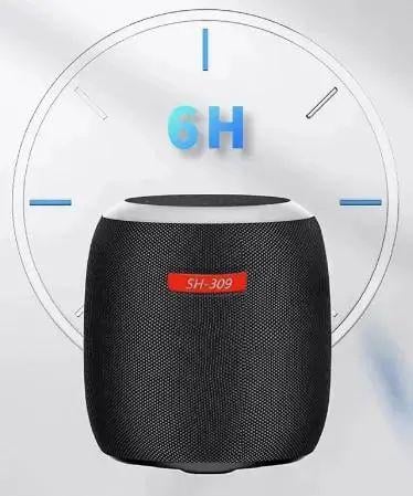 Портативна бездротова колонка SH-309 Bluetooth 5.3 з підсвічуванням і водонепроникністю IPX5 (opt-103814) - фото 3 Портативна бездротова колонка SH-309 Bluetooth 5.3 з підсвічуванням і водонепроникністю IPX5 (opt-103814) - фото 3