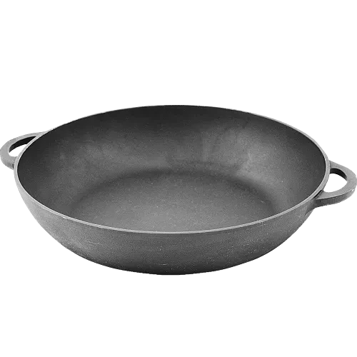 Сковорода Жарівня Ситон 30 см чавунна з чавунною кришкою - фото 3