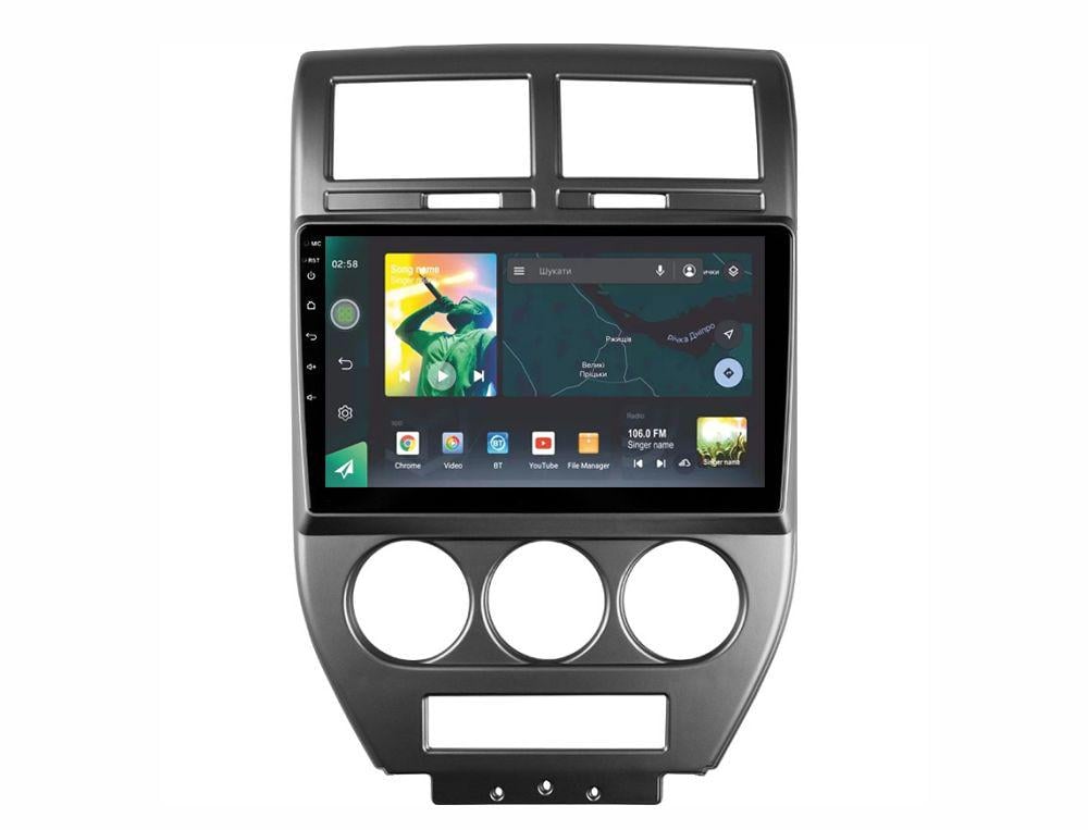 Магнітола штатна Sigma X10232 2/32 GB для Jeep Compass 1 MK 2006-2010 р. 10" (AR-72179)