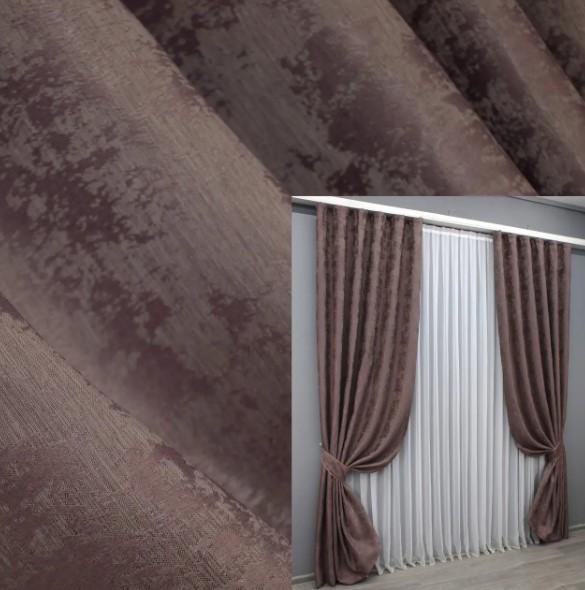 Штори жакард SULTAN XO 1х2,7 м 2 шт. Бурий (1681ш 31-769) - фото 4 Штори жакард SULTAN XO 1х2,7 м 2 шт. Бурий (1681ш 31-769) - фото 4