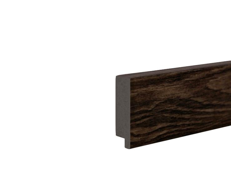 Плинтус дюрополимерный 2900х43х12 мм Темное дерево (4312-5550)