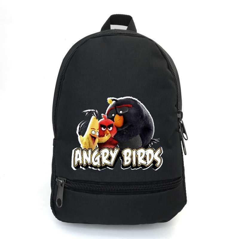 Школьный рюкзак подростковый Cappuccino Toys с принтом Angry Birds ANG-006 12,5 л Черный (2133990331)