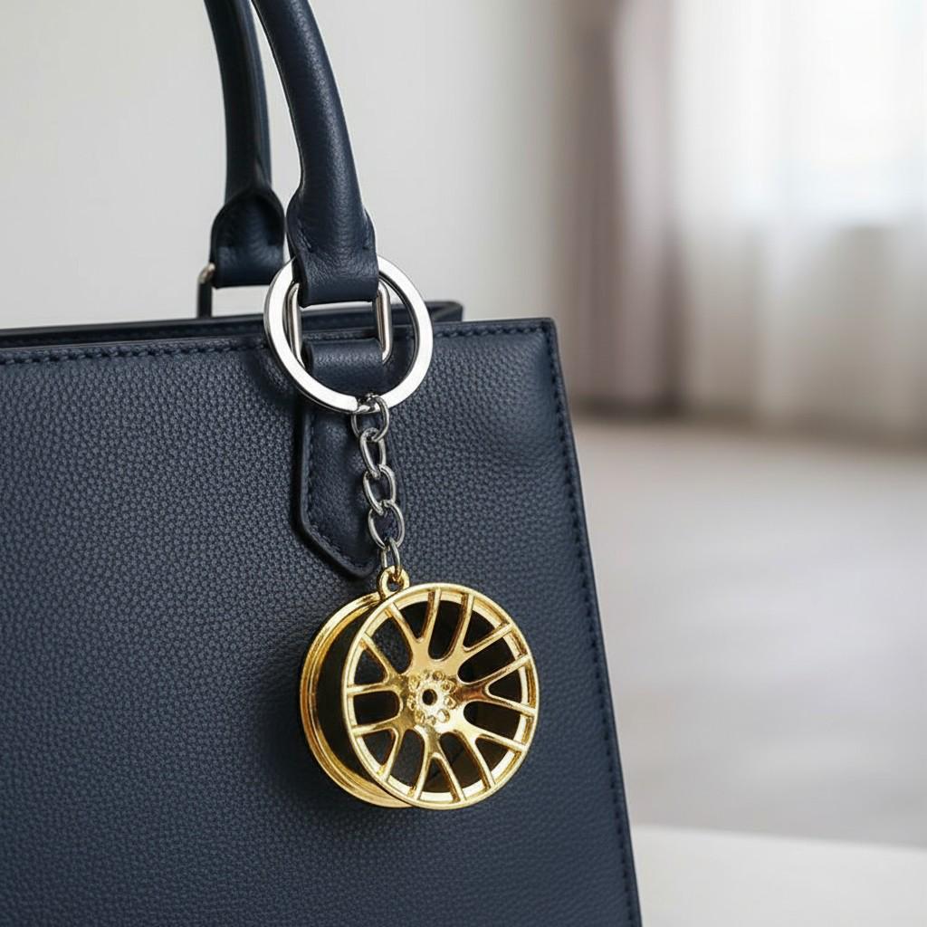 Брелок для ключей Автомобильный диск Золотистый (99_15_0_3С) - фото 5 Брелок для ключей Автомобильный диск Золотистый (99_15_0_3С) - фото 5