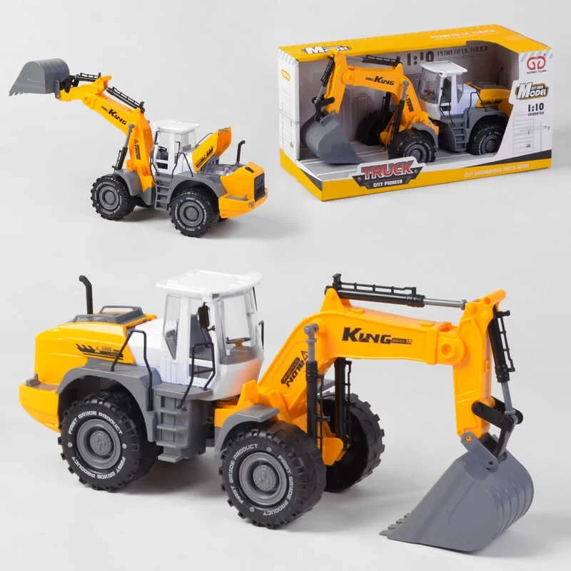 Экскаватор 9998-21 инерционный/открывающийся капот (63182) - фото 2 Экскаватор 9998-21 инерционный/открывающийся капот (63182) - фото 2