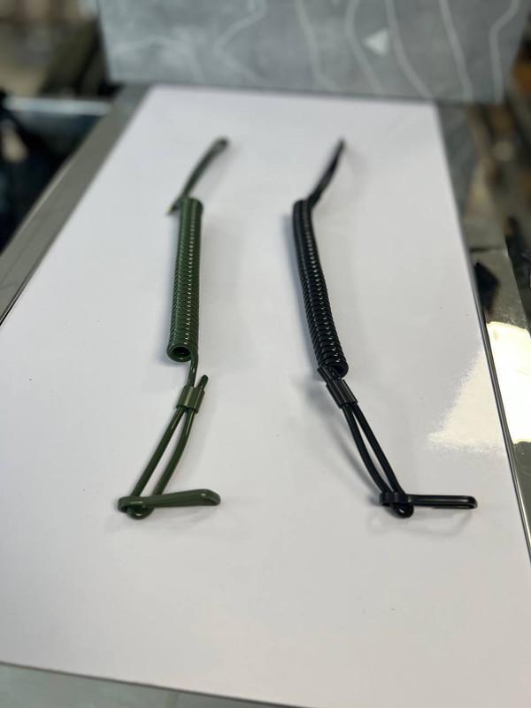 Страховка для пистолета Mil-Tec Fangriemen Spiralkabel Olive (16182501) - фото 2