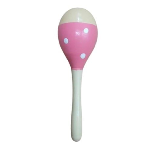 Деревянная игрушка Metr+ Маракас Розовый (MD 0029)