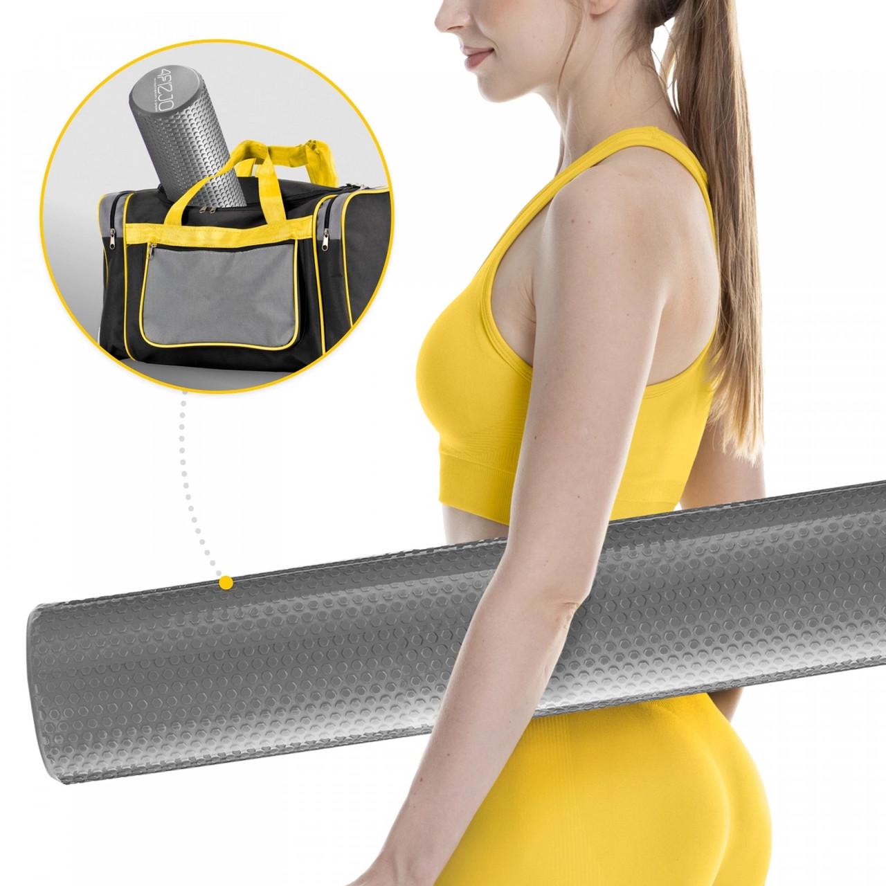 Ролик массажный 4fizjo CARE+ EVA 90х15 см Grey (P-5907739314413) - фото 6 Ролик массажный 4fizjo CARE+ EVA 90х15 см Grey (P-5907739314413) - фото 6