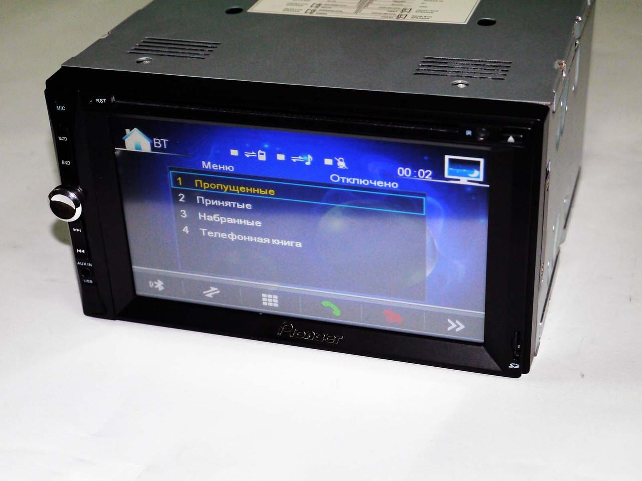 Автомагнітола PI-888 7" 2din MP3/DVD/TV/FM та пульт (0875) - фото 3