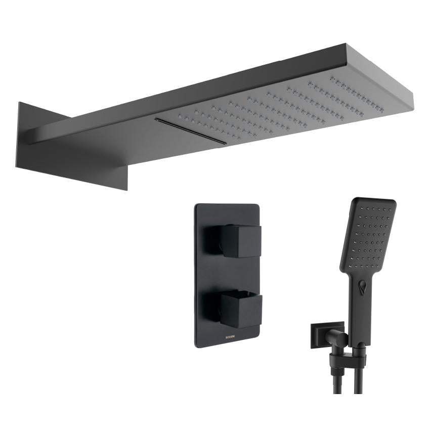 Душова система прихованого типу Bossini Manhattan M91803000073008 Чорний (147000)