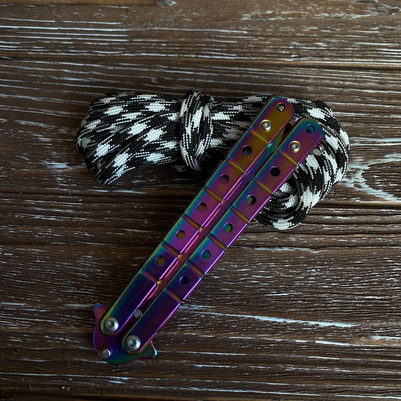 Нож бабочка клинок 10 см (284) - фото 2 Нож бабочка клинок 10 см (284) - фото 2