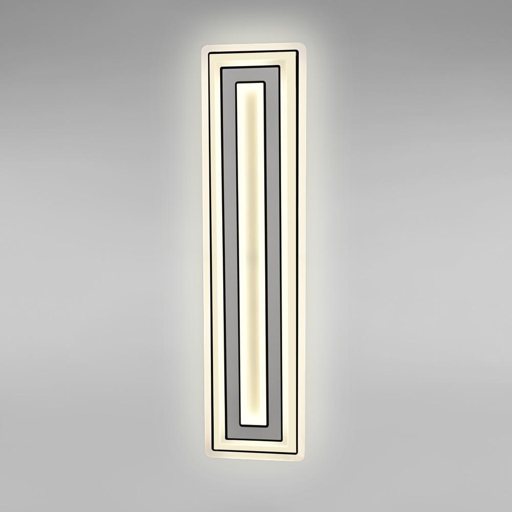 Светильник настенный светодиодный Light House SY-20264/580W WH/BK 96W без пульта 580х144х50 мм Белый/Черный