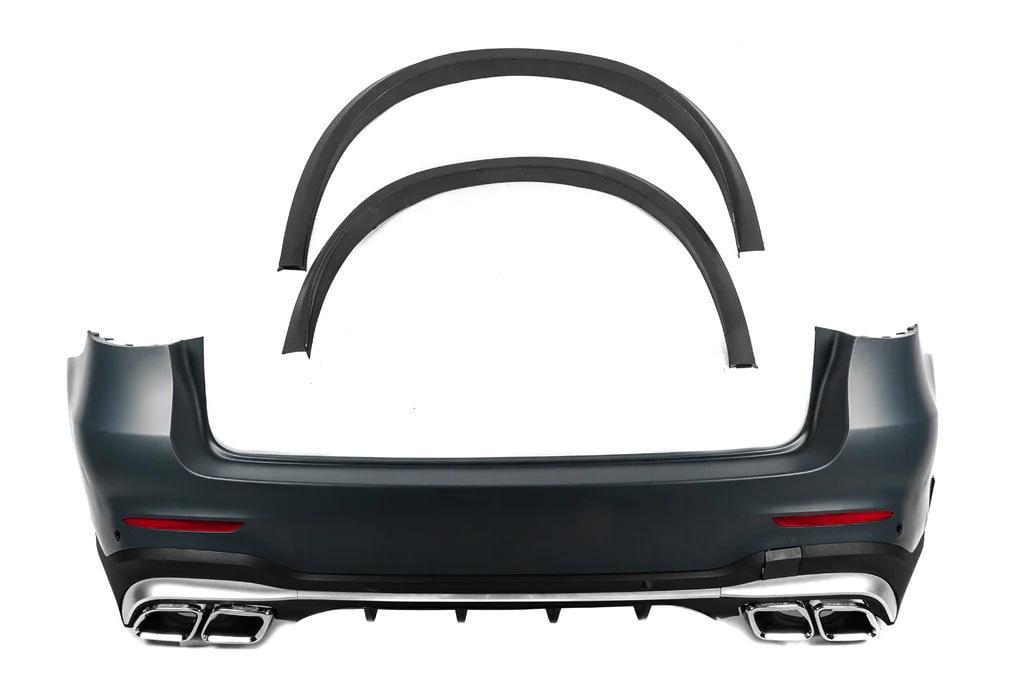 Бампер задний GBT в собранном виде AMG63 2020-2022 для Mercedes GLC X253 ABS-пластик (151285)